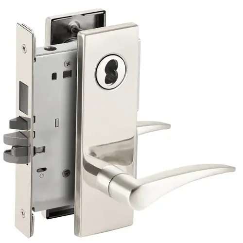 Mortise Lock Bright Stainless Steel