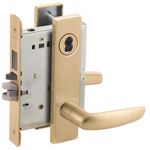 Lock Mortise Lock Satin Brass