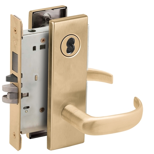 Lock Mortise Lock Satin Brass