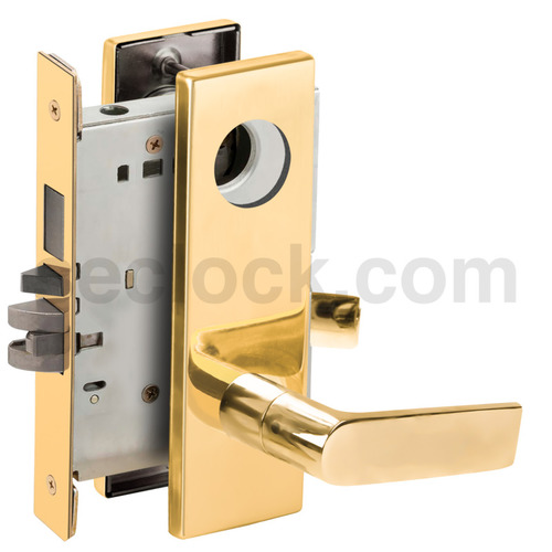 Lock Mortise Lock Bright Brass