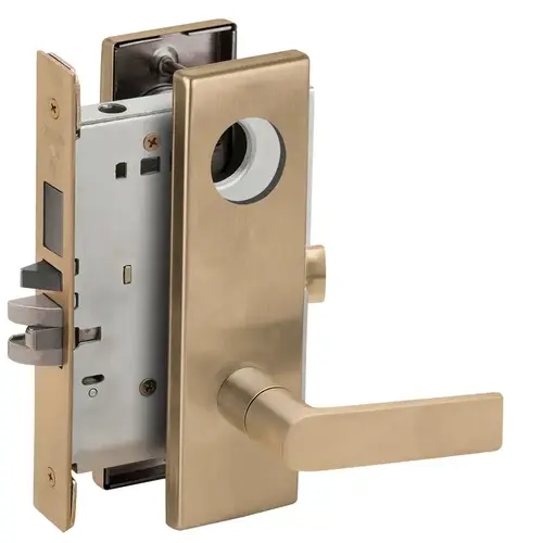 Lock Mortise Lock Satin Brass Blackened Satin Relieved Clear Coated