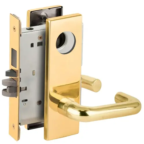 Lock Mortise Lock Bright Brass