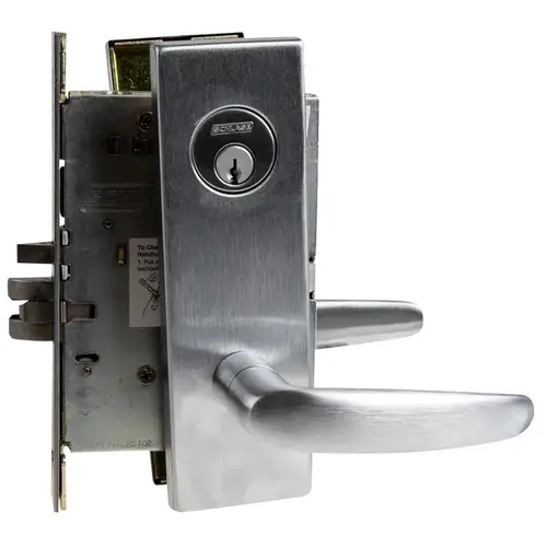 Lock Electric Mortise Lock Satin Chromium Plated