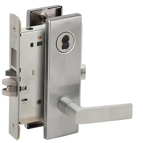 Lock Mortise Lock Satin Stainless Steel