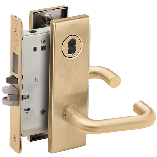 Lock Mortise Lock Satin Brass