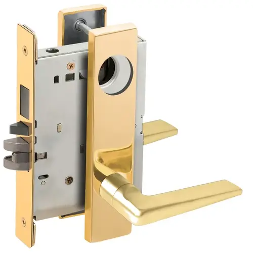 Lock Mortise Lock Bright Brass