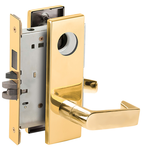 Mortise Lock Bright Brass