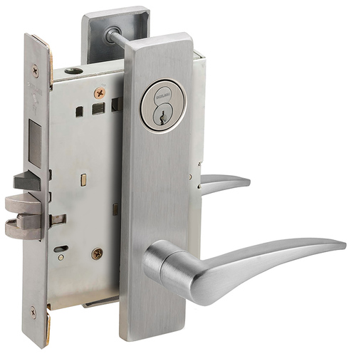 Lock Mortise Lock Satin Stainless Steel