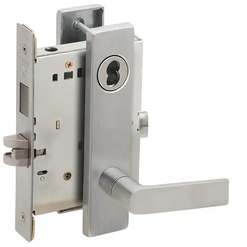 Lock Mortise Lock Satin Stainless Steel