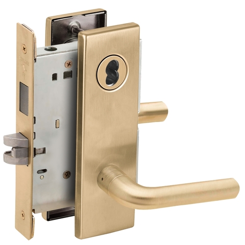 Lock Mortise Lock Satin Brass