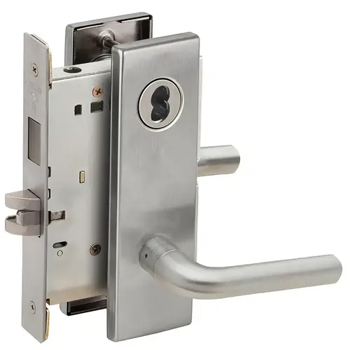 Lock Mortise Lock Satin Stainless Steel