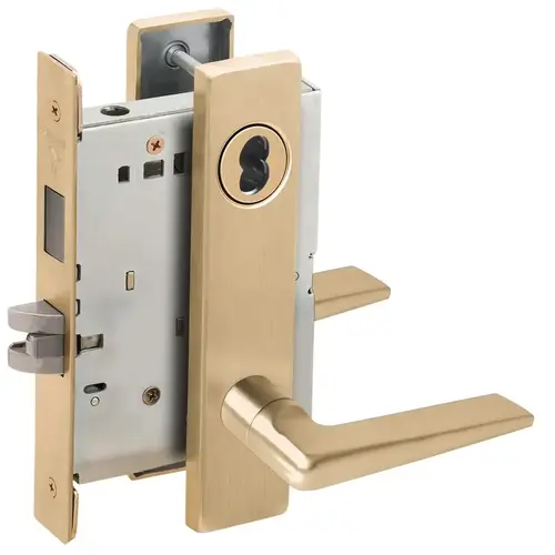 Lock Mortise Lock Satin Brass