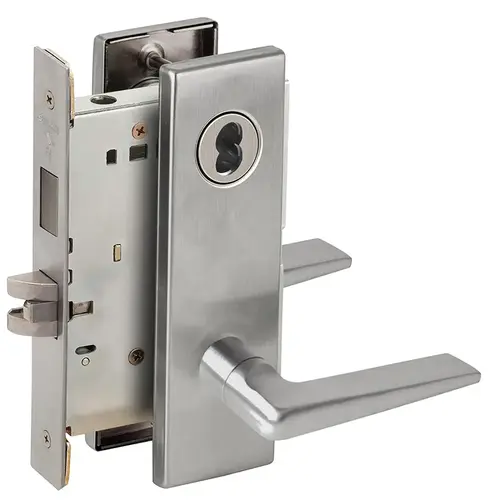 Lock Mortise Lock Satin Stainless Steel