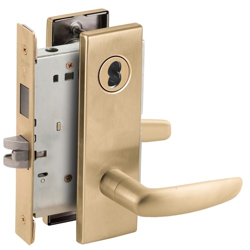 Lock Mortise Lock Satin Brass