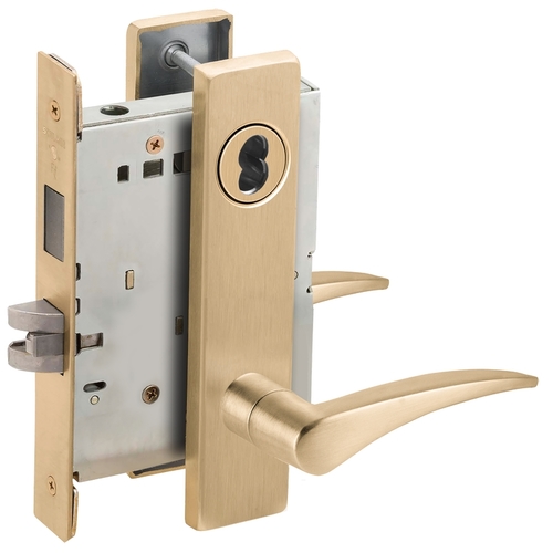 Lock Mortise Lock Satin Brass