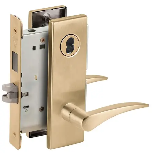 Lock Mortise Lock Satin Brass