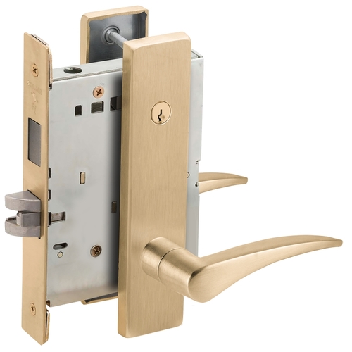 Lock Mortise Lock Satin Brass