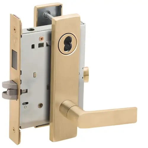 Lock Mortise Lock Satin Brass