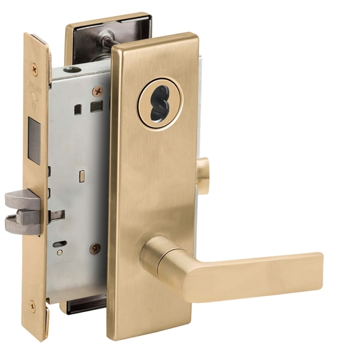 Lock Mortise Lock Satin Brass