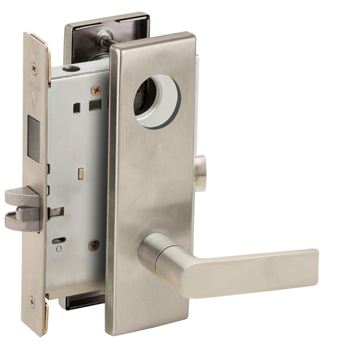 Lock Mortise Lock Satin Nickel Plated Clear Coated