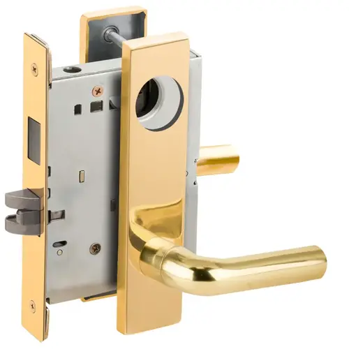 Lock Mortise Lock Bright Brass