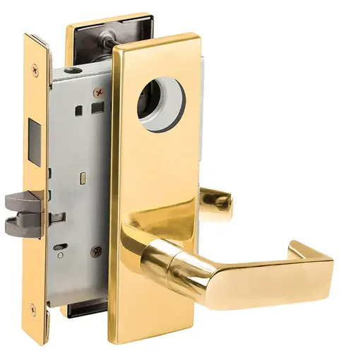 Lock Mortise Lock Bright Brass