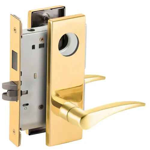 Lock Mortise Lock Bright Brass