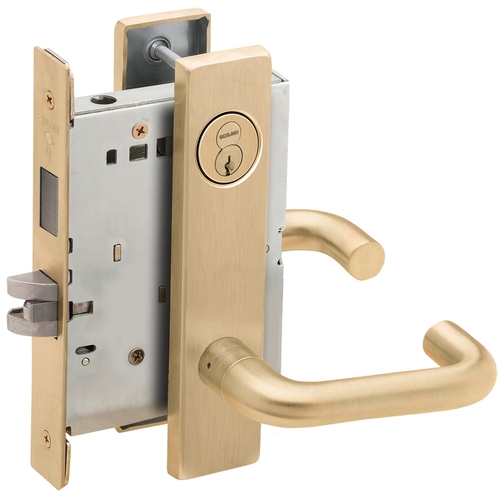 Lock Mortise Lock Satin Brass