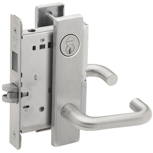 Lock Mortise Lock Satin Stainless Steel