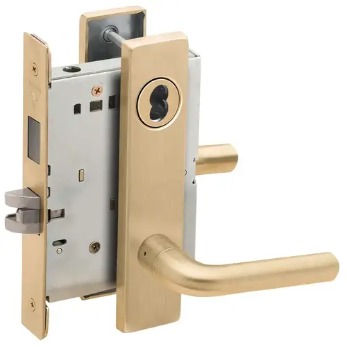 Lock Mortise Lock Satin Brass