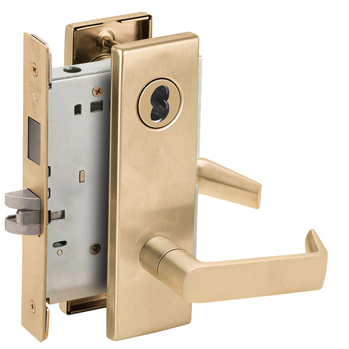 Lock Mortise Lock Satin Brass