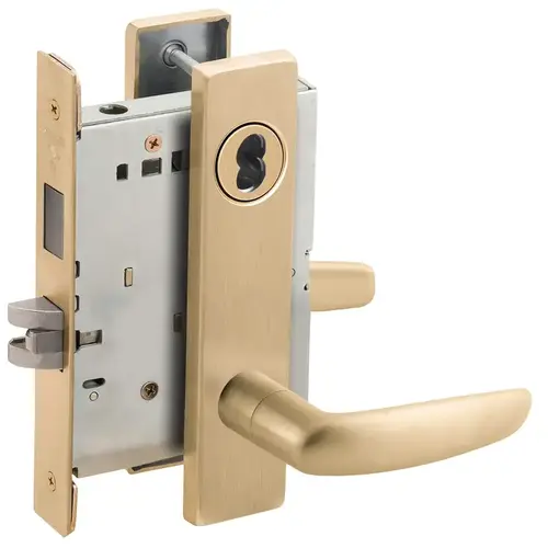 Lock Mortise Lock Satin Brass