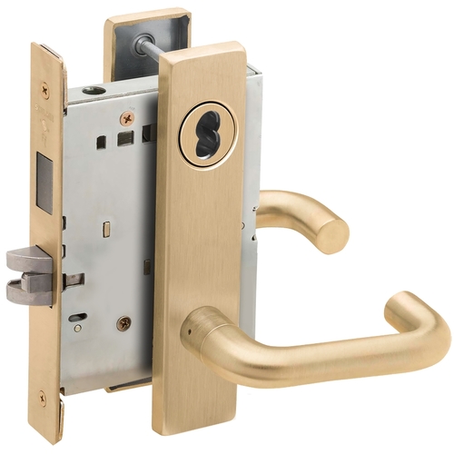 Lock Mortise Lock Satin Brass