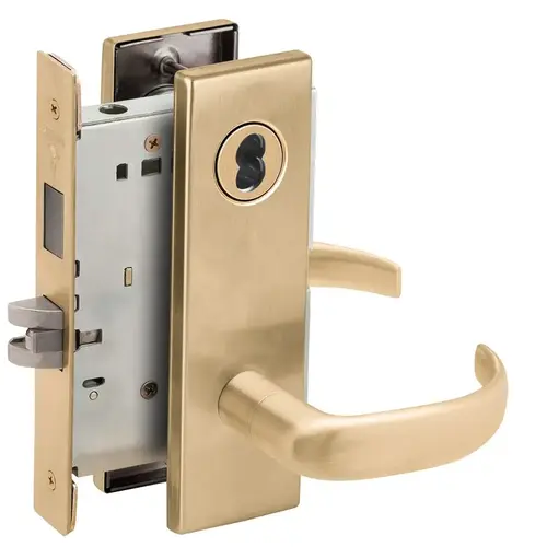 Lock Mortise Lock Satin Brass