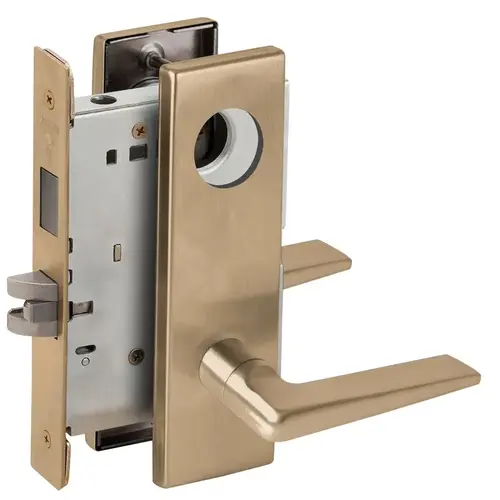 Lock Mortise Lock Satin Brass Blackened Satin Relieved Clear Coated