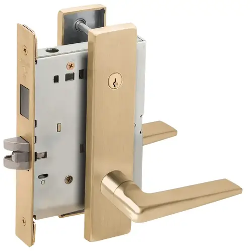 Lock Mortise Lock Satin Brass