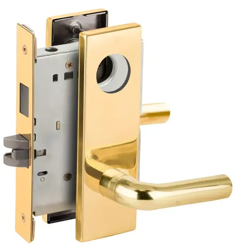 Lock Mortise Lock Bright Brass