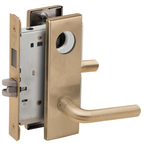 Lock Mortise Lock Satin Brass Blackened Satin Relieved Clear Coated