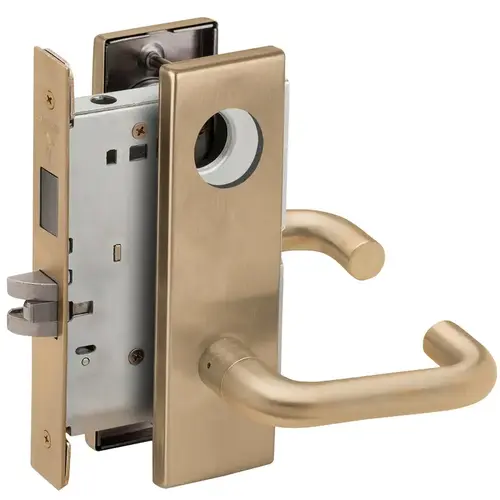 Lock Mortise Lock Satin Brass Blackened Satin Relieved Clear Coated