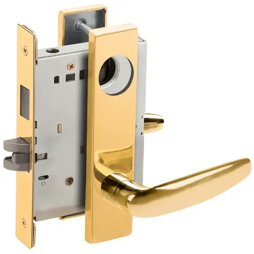 Lock Mortise Lock Bright Brass