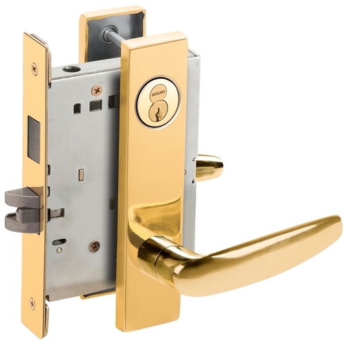 Lock Mortise Lock Bright Brass