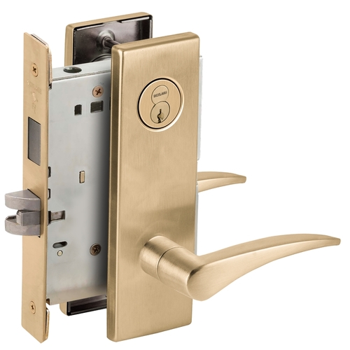 Lock Mortise Lock Satin Brass