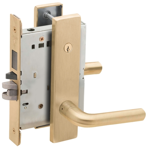 Lock Mortise Lock Satin Brass