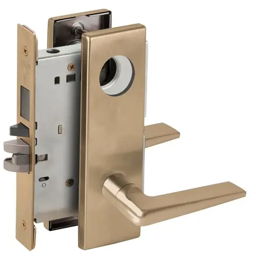 Lock Mortise Lock Satin Brass Blackened Satin Relieved Clear Coated