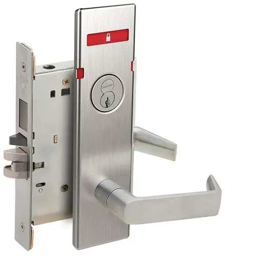 Lock Mortise Lock Satin Stainless Steel