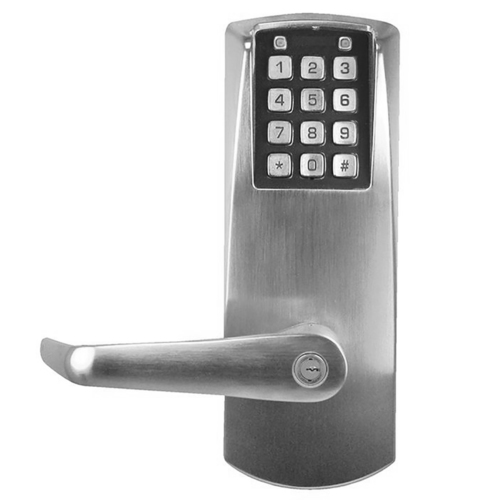 Pushbutton Lock Satin Chrome