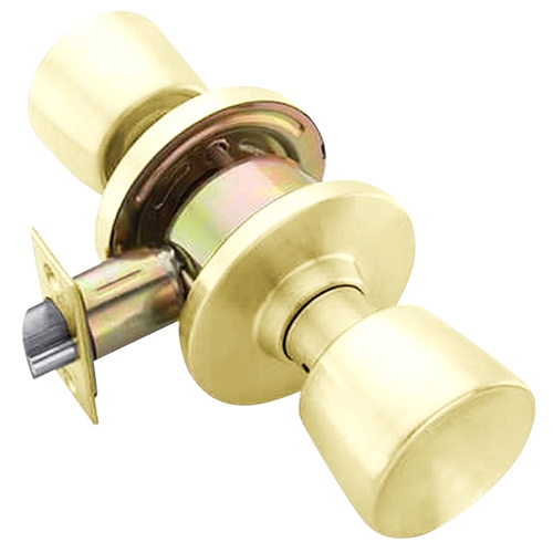 Lock Cylindrical Lock Bright Brass