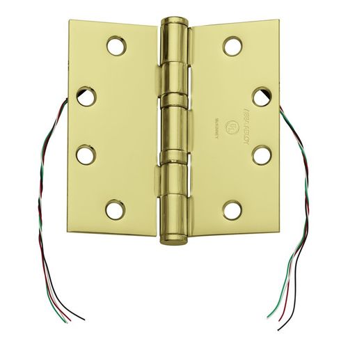 McKinney TB2714 41/2X41/2 3 CC4 Electrified Hinge Bright Brass