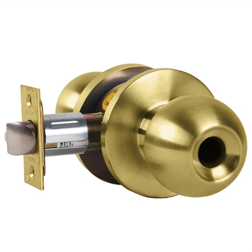 Lock Cylindrical Lock Satin Brass