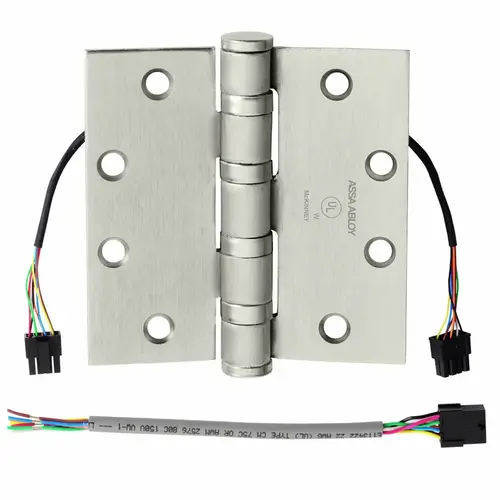 Electrified Hinges Satin Chrome